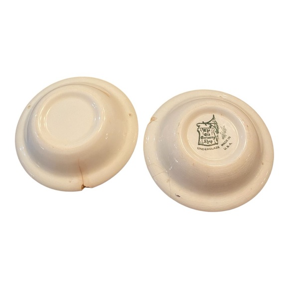 Vintage 1950s pair of small bowls  “The Old Curiosity Shop” - Picture 4 of 6